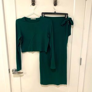 Reformation Emerald 2 Piece Set